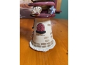 Christmas Lot Includes Villeroy & Boch Candy Dish, Hallmark Musical Collectible Snowman Cookie Jar, Etc