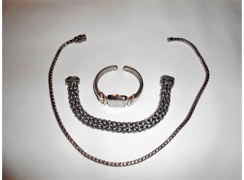 Necklace, Bracelet, Watch - Lot 313
