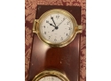 Wall Hanging West Marine Clock & Barometer Set