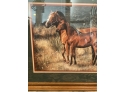 Beautifully Framed And Matted Robin Brown Horse Print