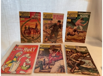 6 Vintage Comic Books
