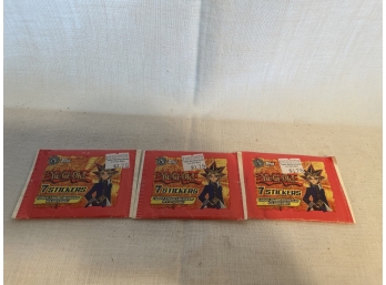 3 1996 Yu-Gi-oh! Stickers Packs
