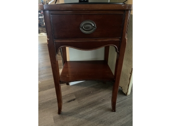 Morganton Solid Wood Side Table W/drawer