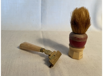 Vintage Schick Eversharp Razor & Brush