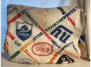 Vintage NFL Teams Blanket