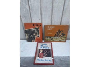 3 1960s Horse Children Books