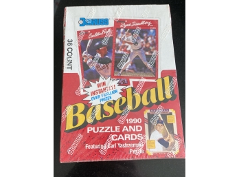 1990 Donruss Baseball Card Wax Box - Sealed