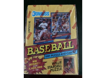1991 Donruss Series 1 Sealed Wax Box