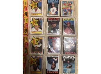 Unopened 1986 Topps Baseball Rack Packs