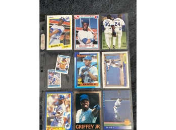 Ken Griffey Jr Baseball Card Lot