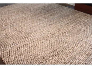 Large Woven Jute Rug - Taupe