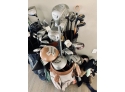 Assorted Golf Clubs With Bags