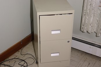 314-two Drawer Metal File Cabinet