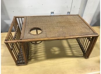 Bamboo Rattan Breakfast In Bed Tray