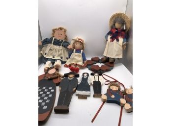 Country Wood Amish In 10 Piece Lot