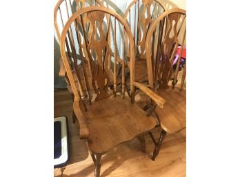 #139 Four Windsor Style Chairs