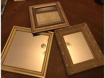 #132 Lot Of 3 Mirrors