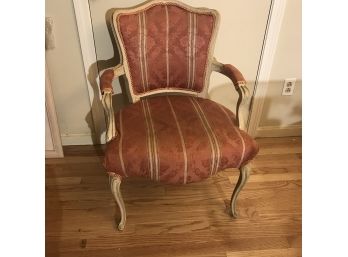 #46 French Open Arm Upholstered Chair