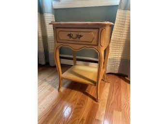 #155 French Provincial One Drawer Stand