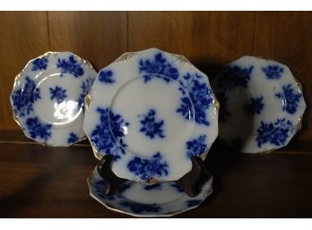 19th Century Flow Blue Plates