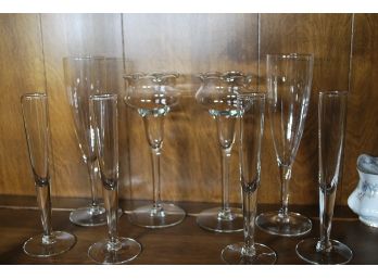 8 Pieces Of Tall Stemware