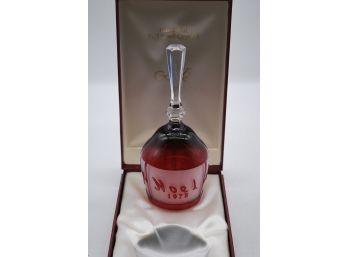 1978 Goebel Special Edition Cut Crystal Bell