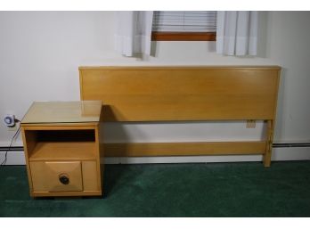 MCM Head Board And Night Stand - 49