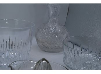Lot Of Clear Glass -80
