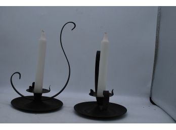 Colonial Like Candle Holders - 16