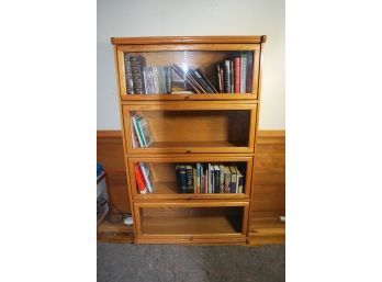 Oak Barrister Door Bookcase -38