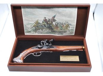 George Washington Commemorative Pistol And Display Case - 65