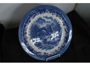Blue And White Decorative Plate-8