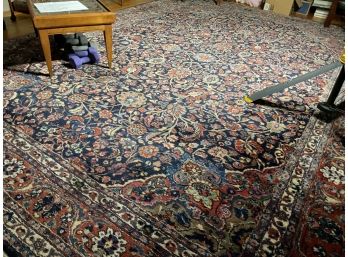 Room Size Kasvin Semi-Antique Persian Carpet -332.