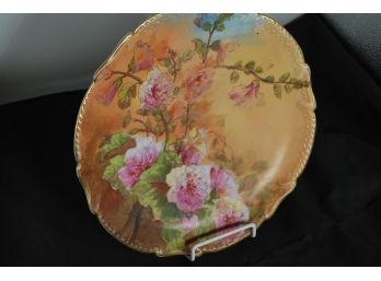 Limoges Plate With Floral Design-7