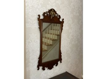 Chippendale Mahogany With Gilt Phoenix Mirror 89