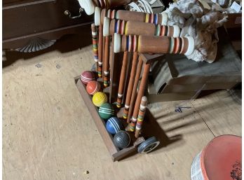 Wood Croquet Set - 198