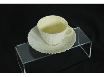 Beleek Cup And Saucer Seashell Style-10