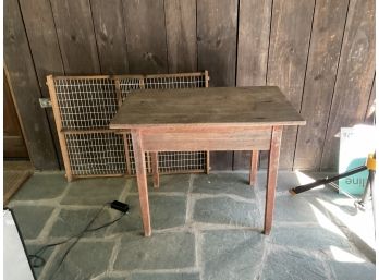 Antique Pine Table 343