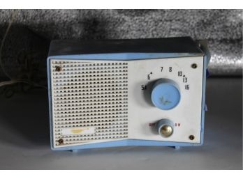 42 Mid Century Blue Radio
