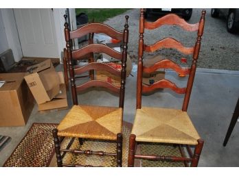 2 Very Nice Slat Back Chairs