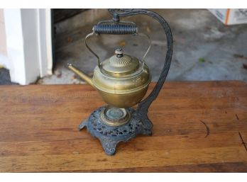 Antique Bradley And Hubbard Teapot And Warmer