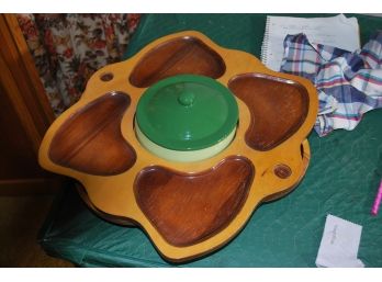 MCM Wood Serving Platter