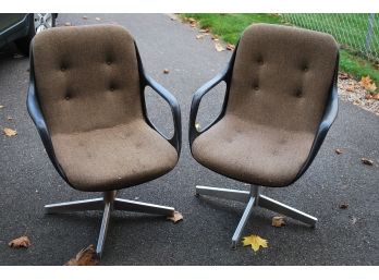 MCM Swivel Chairs Pair