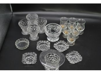 Mixed Glass Lot Including American Fostoria