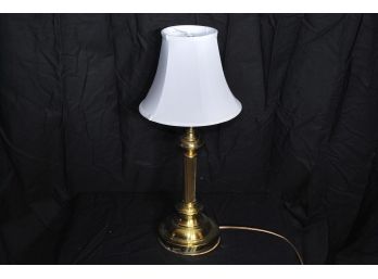 Brass Plated Bodier Lamp 21 : With Shade