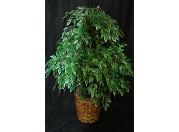 48' Artificial Plant And Basket