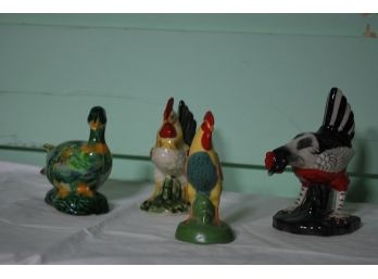 Ceramic Chickens (Lot B)