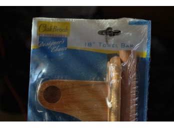 Oak Towel Bar