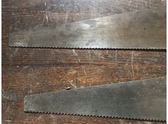 Pair Of Henry Disston Saws