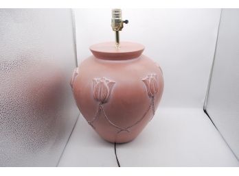 Large Ceramic Lamp With Shade